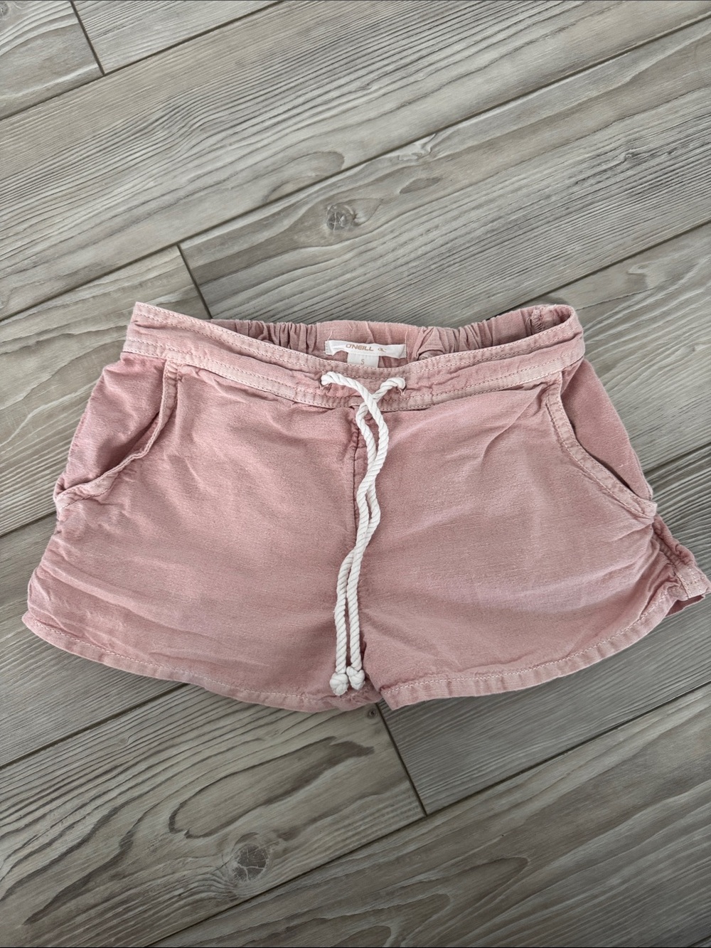 O'Neill Dusty Pink Drawstring Athletic Shorts
